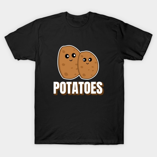 Cute Potatoes T-Shirt by LunaMay